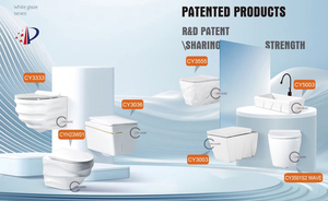 Modern <b>Bathroom</b> Seat Ceramic Sanitary Ware Water Closet Ceramic Wc Wash Down Toilet <b>Bathroom</b> Hanging Toilet Set One Piece Toilet - Product Image 5