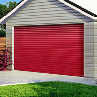 Porte de garage automatique industrielle en acier, résistante au vent, robuste, résistante aux ouragans, à enroulement