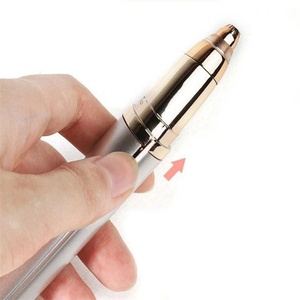 Épilateur à sourcils portable USB rechargeable, rasoir indolore pour maquillage, stylo de suppression des poils des sourcils - Product Image 2