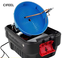 Séparateur d'or rotatif portable de haute qualité, équipement minier spiralé, concentrateur à bol bleu en plastique pour mines d'or