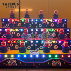 Tolefun Space Toss Super Toss Jeux de carnaval, équipement de stand intérieur, métal allié, luxe, éducatif, parc de <span class=keywords><strong>trampoline</strong></span> de jardin - Product Image 4