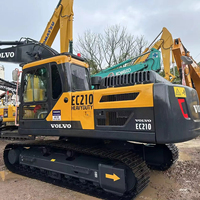 Excavadora Usada Volvo EC210 de 21 Toneladas en Buen Estado, Buenos Precios de Venta en Shanghái