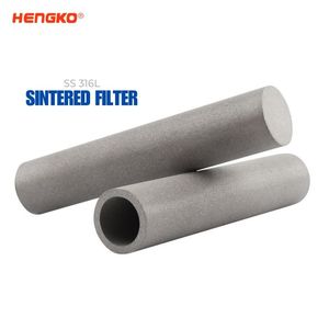เฮงโกะ โออีเอ็ม ผลิตชิ้นส่วนโลหะเผาผนึก สแตนเลส 316L ท่อกรองผงเผาผนึกแบบกำหนดเอง ไส้กรองเผาผนึก - Product Image 5