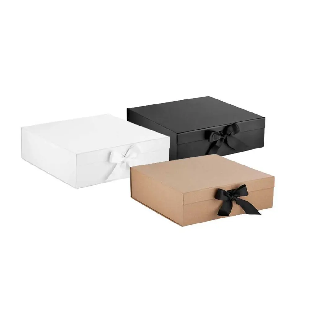 Caixa de papel magnética dobrável, caixa de papel dobrável personalizada de luxo com vestuário, caixa de papel de presente