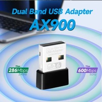 Pilote gratuit 900M Mini USB WiFi Dongle Dual Band 802.11ax USB WiFi 6 Adaptateur WiFi AX900 pour PC portable