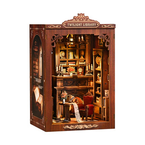 Kit de nichoir <span class=keywords><strong>à</strong></span> livres personnalisé et miniature - Ensemble de nichoir <span class=keywords><strong>à</strong></span> livres miniature personnalisé pour une présentation et une décoration créatives - Product Image 2