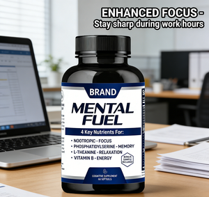 Cápsulas para la Concentración OEM ODM, Suplemento Cerebral Premium en Cápsulas, Envase en Botella, Extracto <span class=keywords><strong>Natural</strong></span> - Product Image 3