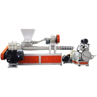 Machine de fabrication de granulés de plastique en membrane PVC à vis unique, extrudeuse de régénération de plastique PE/PP, alimentation forcée, granulés
