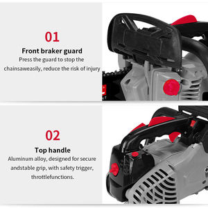 TMAXTOOL Motosierra Mini de Gasolina de 2 Tiempos y 25cc con Barra de 10 Pulgadas, Portátil para Podar y Recortar en Jardines, Granjas y Trabajo con Madera, OEM - Product Image 3