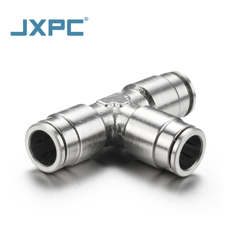 JMP Series Pneumatic Parts Brass Nickle Plated Adaptor High Temperature Metal Pipe Fittings