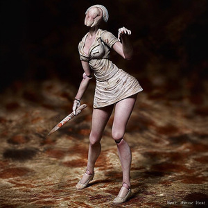 Figura de PVC <span class=keywords><strong>Silent</strong></span> Hill 2 055 Cabeza Triangular, Cabeza de Pirámide Roja 061, Enfermera Cabeza Burbuja, Juguete Modelo Articulado, Muñeca - Product Image 3