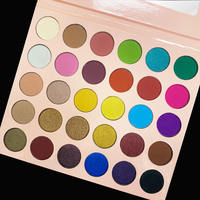 Palette d'ombres à paupières personnalisée en gros, étanche, scintillante, magnétique, vide, pour maquillage, marque privée, grande palette d'ombres à paupières