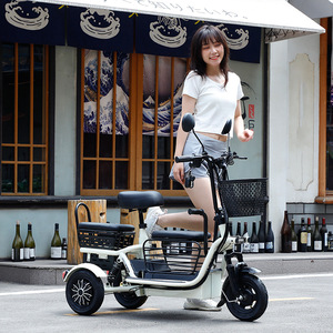 Scooter électrique léger de 10 pouces pour personnes âgées, hommes et femmes, 48 V 1000 W, pour transporter des enfants et faire les courses - Product Image 2