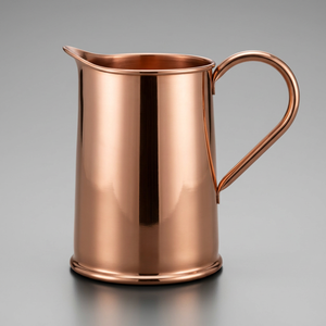Ayurvedic <b>Copper</b> Jug Natural Water Storage Container Designed For Healthy Hydration And Wellness Support with <b>Handle</b> pitcher - Product Image 1