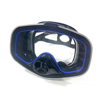 Masque de plongée sous-marine de haute qualité avec valve respiratoire, masque professionnel de pêche sous-marine, cadre en acier inoxydable, haute qualité, anti-fuite