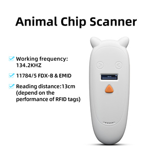 Bluetooth 134.2kHz nhỏ cầm tay vật nuôi động vật ID Reader Pet Dog Cá động vật Tai tag Microchip RFID Reader máy quét - Product Image 2