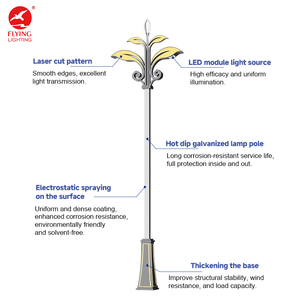 <span class=keywords><strong>Poteau</strong></span> d'éclairage intelligent personnalisé pour ville connectée <span class=keywords><strong>avec</strong></span> caméra CCTV et écran LED, pour éclairage routier extérieur, projet Kirghizistan - Product Image 2