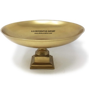 Juego de 3 cuencos de compota de aluminio de tendencia superior, cuencos decorativos de cocina para el hogar de Metal de varios tamaños para sala de estar, forma y logotipo personalizados - Product Image 5