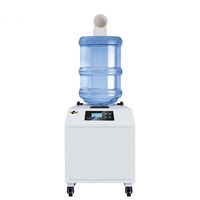 Humidificador Ultrasónico de Aire para Habitaciones, 10 Cabezales, Nebulizador Metálico, Capacidad de Humidificación de 3L, para Granjas, Humidificador Ultrasónico para Cultivo de Hongos