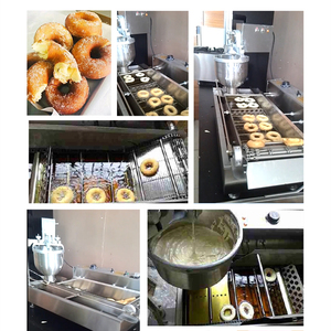 <span class=keywords><strong>Ciambelle</strong></span> e caffè ciambella friggitrice formato differente automatico smaltato figura ciambella che fa macchina industriale attrezzature dispenser - Product Image 6