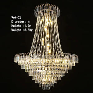 Lámparas de decoración de lujo para bodas LANJO, candelabro de cristal acrílico, luces de decoración para fiestas en casa, eventos y escenarios. - Product Image 5