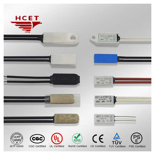 HCET-A /TB02-bb8d Tubular Motor Temperature Control Switch Small Volume Thermostat