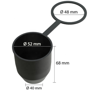 <span class=keywords><strong>Attelage</strong></span> de remorquage OEM de protection avec <span class=keywords><strong>anneau</strong></span> de verrouillage, couvercle d'<span class=keywords><strong>attelage</strong></span> de remorquage de 50 mm avec boucle chapeau de protection de boule de tracteur pour rotule de voiture - Product Image 6