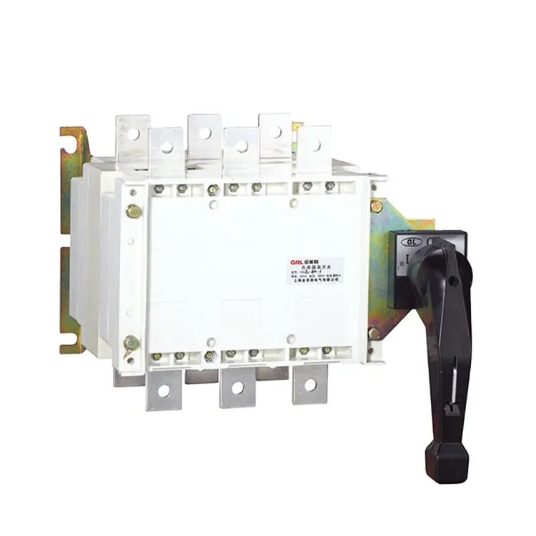 Hglz 400V 200 Amp Interruptor de transferencia manual 220V Interruptor de cambio 400 amperios interruptor de transferencia manual