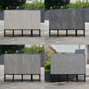 กระเบื้องเซรามิกปูพื้นลายเท็กซ์เจอร์ขนาด 18 มม. ยอดขายดีที่สุด ขนาด 600x1200 มม. สำหรับใช้งานภายนอกอาคาร เหมาะสำหรับโครงการทางเดิน ลานกว้าง และตกแต่งผนัง - Product Image 1
