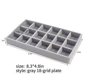 Plateaux de service de bijoux de style classique personnalisé boîte de rangement de bijoux pour bague collier bracelet - Product Image 3