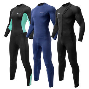 Muta da sub da 2mm con cerniera frontale per protezione dal freddo e calore, muta bagnata per il surf e muta da sub - Product Image 1