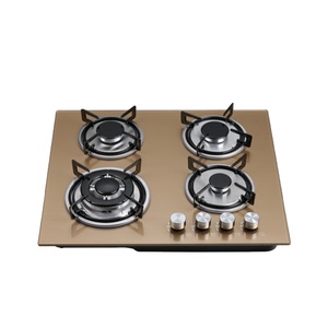 Cuisinière à gaz à 4 brûleurs pour la cuisine Estufa Cuisinière à gaz avec boutons en métal Batterie électrique Source d'alimentation Bon <span class=keywords><strong>prix</strong></span> pour l'extérieur - Product Image 1