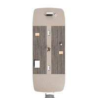 Table de conférence en bambou, design moderne, capacité 10 personnes, combinaison de chaises pour salle de réunion, boîte à câbles gratuite