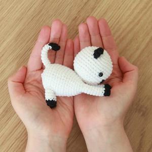 Mini chaton au crochet personnalisé, petit chat amigurumi en coton, jouet - Product Image 3
