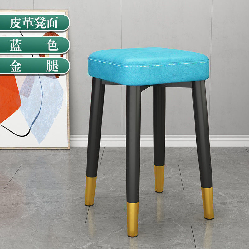 Latex version (thickened black and gold legs) Blue leather