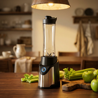 Multifunctionele elektrische blender, mixer, molen, fruit- en groentesapcentrifuge, voedselverwerker, FCC-gecertificeerd voor dagelijks gebruik thuis en in cafés