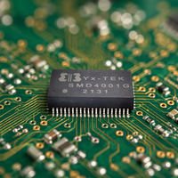 YX-TEK SMD4001G Ethernet 10/100BASE-TX Magnétique, rapport de transfert 1CT:1CT, montage en surface pour interface LAN et développement de circuits imprimés