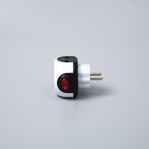 Portable Travel <b>Adapter</b> With Switch 100-240V Universal <b>European</b> Standard Power Plug ABS Material - Product Image 4
