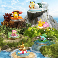 Coffret authentique d'ornements à thème naturel et amusant, figurines PQ, boîte mystère, figurines d'action style anime, cadeaux mignons