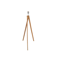 Lampe sur pied en bois élégante, hauteur réglable, abat-jour en tissu de lin pour l'éclairage du salon, corps de lampe et abat-jour vendus séparément.