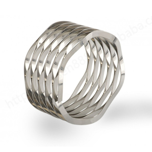 สปริงคลื่นลูกเดียวแบบปรับแต่งได้สำหรับ6904ดินน้ำมันสปริงกดปลายแบน - Product Image 4