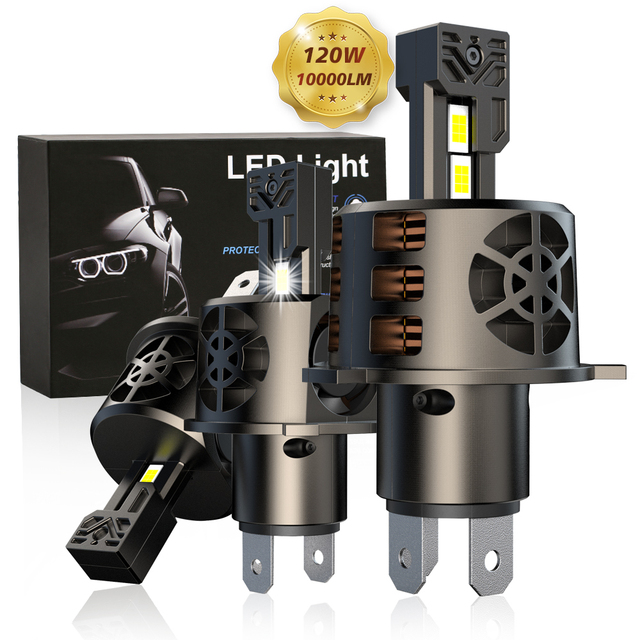 Sunshiny High Power Z3 CANBUS 120W 20000LM H4 LED Bulbs Plug & Play High Low Beam Car LED Headlight Bulbs H7 H13 9005 9006