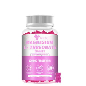 Gomitas de L-Treonato de Magnesio de Marca Privada Personalizadas, 60 Gomitas para Hombres y Mujeres, Alivio del Estrés, Gomitas en Forma de Ositos - Product Image 1