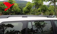 Protection de capuchon d'extrémité de rail de toit de SUV noir pour Toyota Land Cruiser Prado LC150 2010-2023