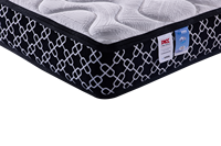 Matelas à ressorts ensachés orthopédiques California au design simple, matelas pour auberge, matelas à ressorts enroulable