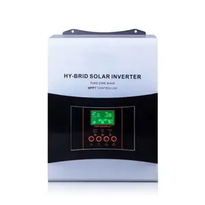 Most popular products high frequency performance LCD 1kw mppt hyrbrid 12v charger inverter