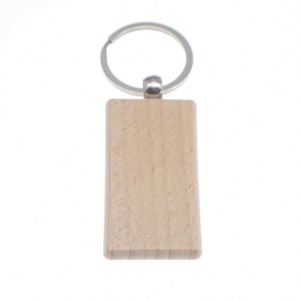 Llaveros de Madera Personalizados Ys65 con Logotipo, Llavero de Madera de Haya, Llaveros de Madera para Sublimación, Espacios en Blanco para Grabado Láser de Logotipos - Product Image 6