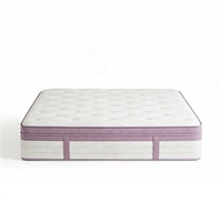 Matelas hybride Hellosleep pour lit double, matelas à mémoire de forme, fermeté moyenne, meubles de chambre à coucher modernes