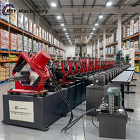 Macchina Automatica per Formatura a Rullo di Montanti per Scaffalature in Acciaio, Controllo PLC, Formatura ad Alta Velocità per Stoccaggio in Magazzino