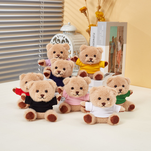 <span class=keywords><strong>Mini</strong></span> 10Cm Quà Tặng Khuyến Mãi Tùy Chỉnh Sang Trọng Keychain Sang Trọng Gấu Bông Đồ Chơi Biểu Tượng Tùy Chỉnh Gấu Với Áo Sơ Mi - Product Image 5